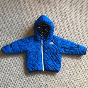 12 month North Face reversible puffer coat